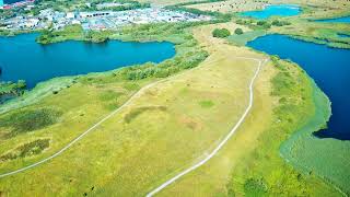 RSPB Saltholme Nature Reserve Lakes Drone Tour Wildlife Walk Route Trail