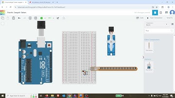 Tinkercad - creating a flex sensor circuit