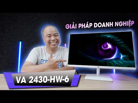 Video Màn Hình trắng giá rẻ nhất | Viewsonic VA2430-H-W-6 - youtube