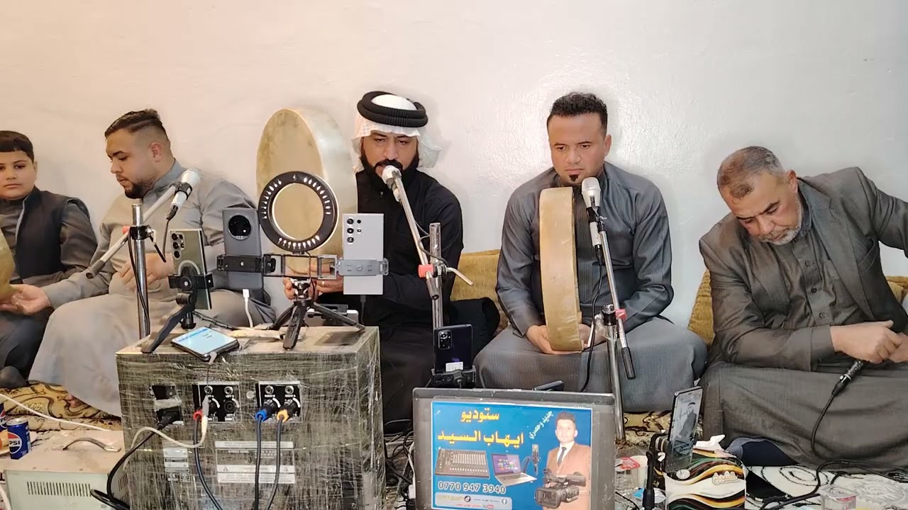 المداح ميسر الحيالي ف 3 المنقبه النبويه على روح والدة الدكتور احمد الحاج يونس السبعاوي في حي الوحده