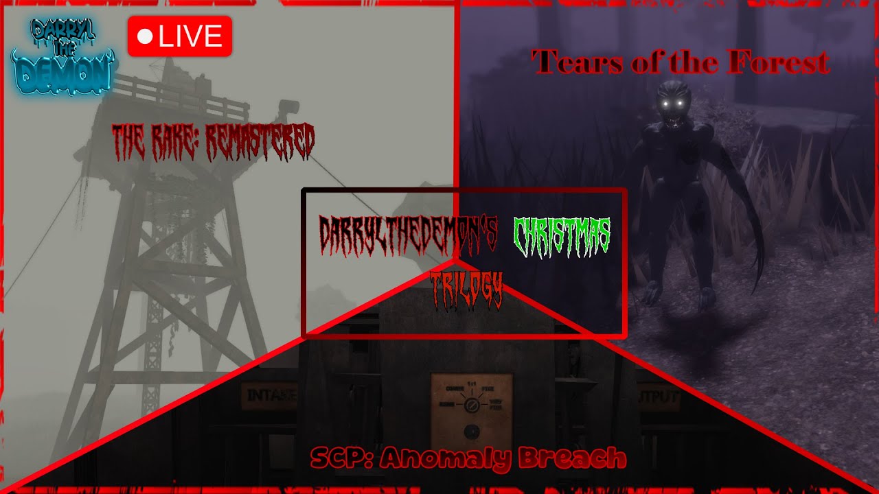 DarrylTheDemon's Christmas Trilogy - Live 🔴| The Rake REMASTERED, TOTF ...