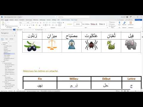 Arabic alphabet — video 3