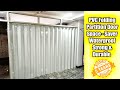 PVC Folding Door Partition, Waterproof, Strong & Durable Hyderabad 📞 7676696786 / 8123266453 KGN