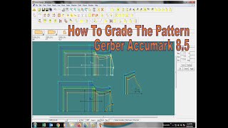 How To Grade The Pattern in Gerber Accumark / Pattern Grading / Tutorial