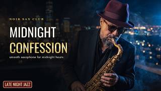 Dark Jazz 🌃 Midnight in the Empty Bar for Quiet Nights & Solitude