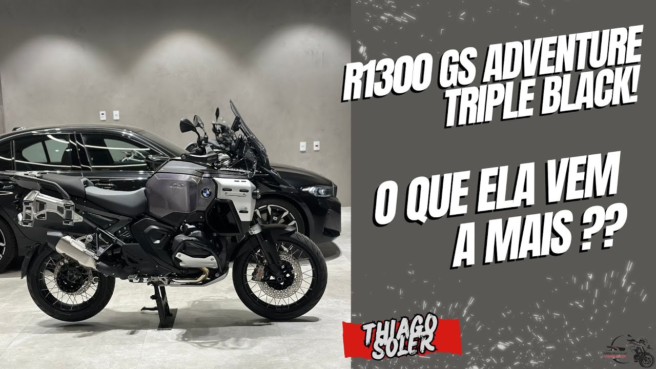 R1300 GS ADVENTURE TRIPLE BLACK! O que ela oferece a mais❓