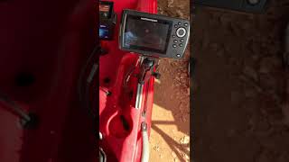 Fish finder on hobie oasis tandem