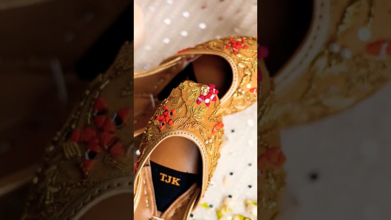 glamorous khussa for brides