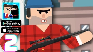 Mr Bullet - Spy Puzzles Gameplay Walkthrough - Part 2 (iOS, Android)