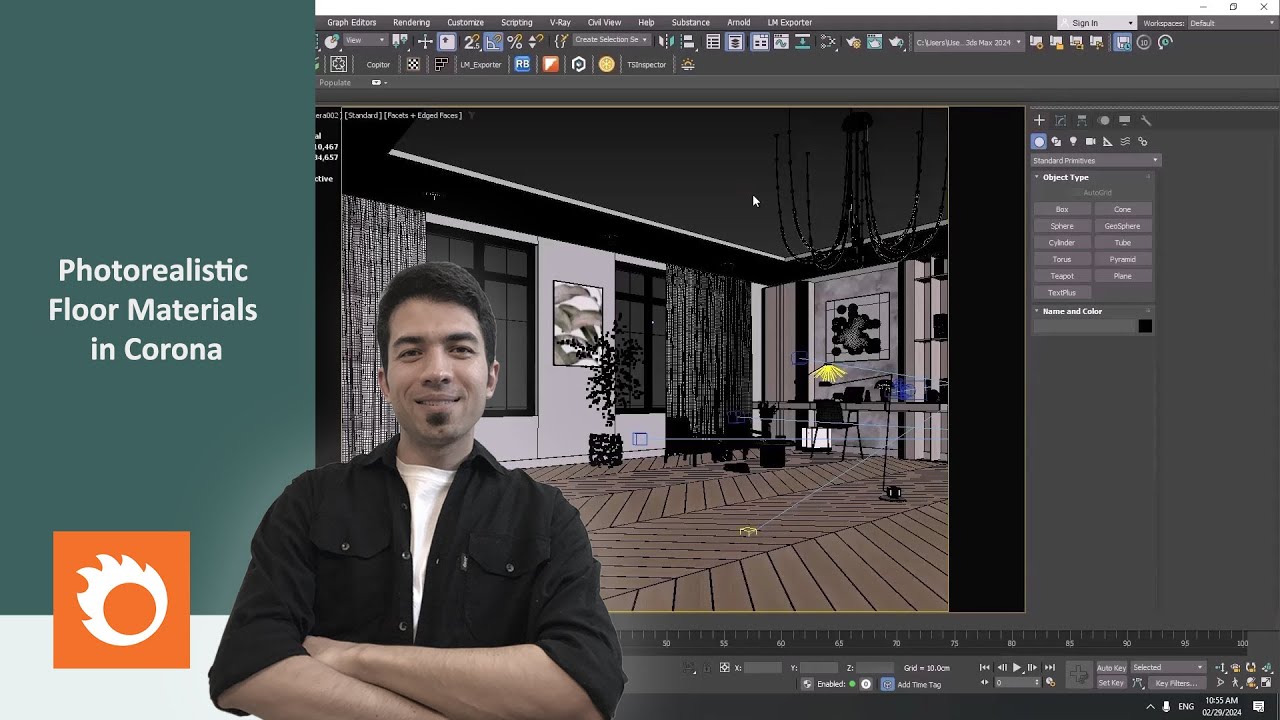 Corona Renderer R How to Create SUPER Realistic Floor Materials in Corona Renderer ...