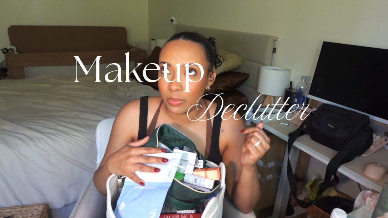 Decluttering 30 POUNDS worth of Makeup| I Finally Let it go....This Hurt