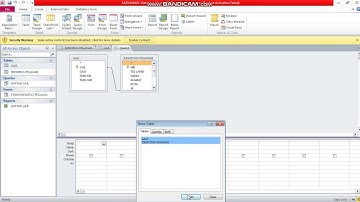 MEMBUAT DATABASE BERUPA TABEL, QUERY, FORM DAN REPORT PADA MICROSOFT ACCESS