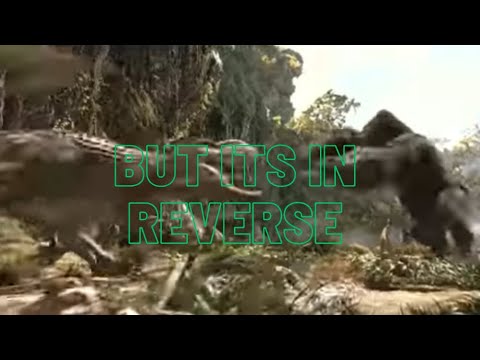 King Kong vs v Rex but it’s in reverse