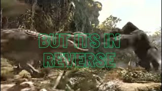 King Kong vs v Rex but it’s in reverse