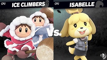 Super Smash Bros. Ultimate - Ice Climbers vs Isabelle
