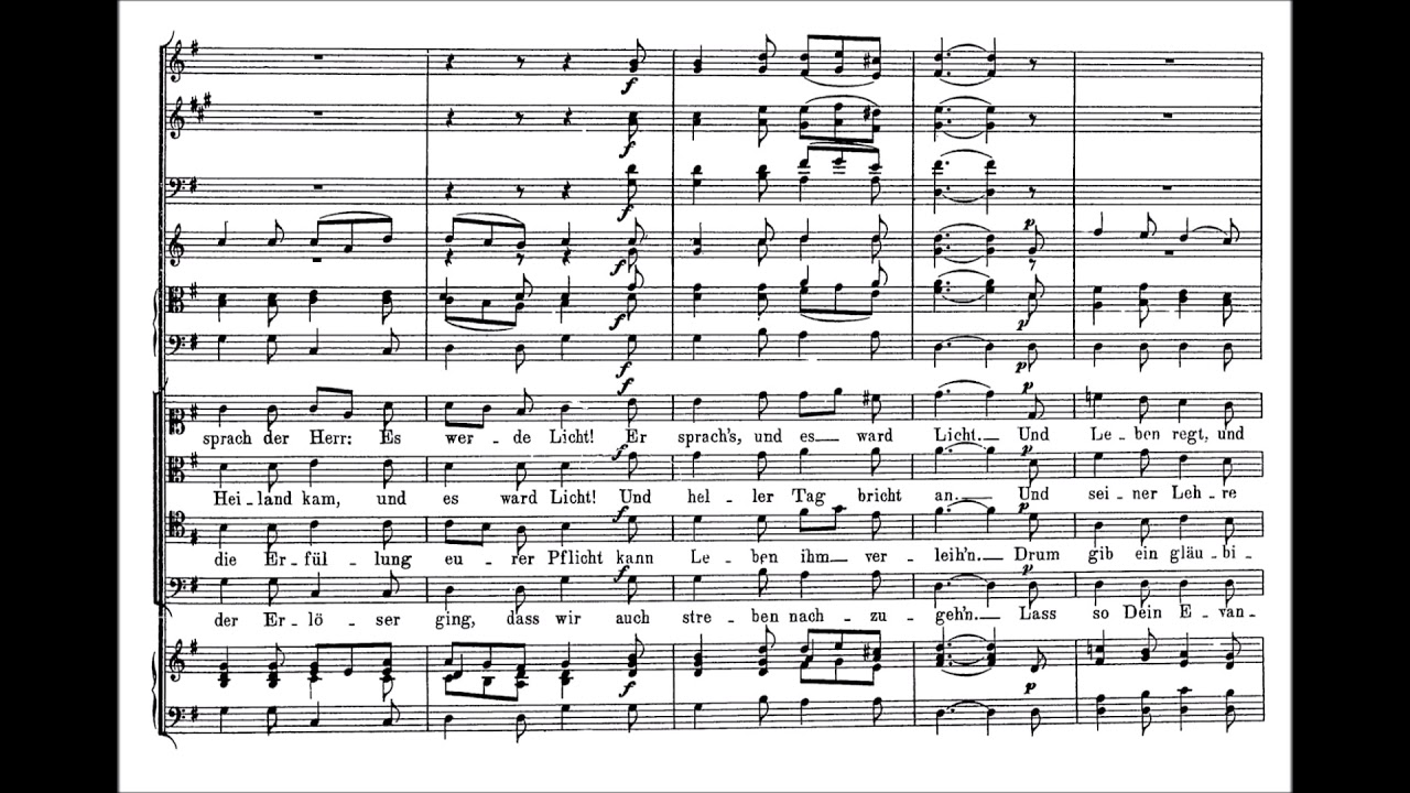 Franz Schubert - Deutsche Messe, D 872 (with score)