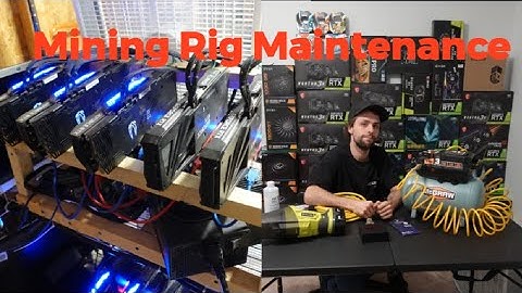 Mining Rig Maintenance | GPU Cleaning | Crypto Rig Maintenance | Dusting Your Mining Farm