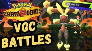 Master Ball Rank with MEGA LOPUNNY!! Pokemon Champions VGC Wifi Battles