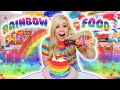 I ONLY ate RAINBOW food for 24 HOURS