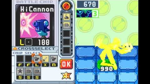 Megaman Battle Network 6 Gregar - Slashman EX