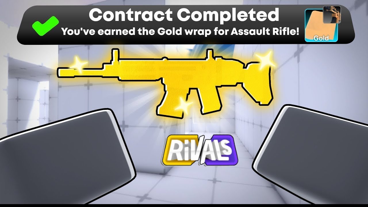 Default Ar Rivals Getting Golden Ar in rivals - YouTube