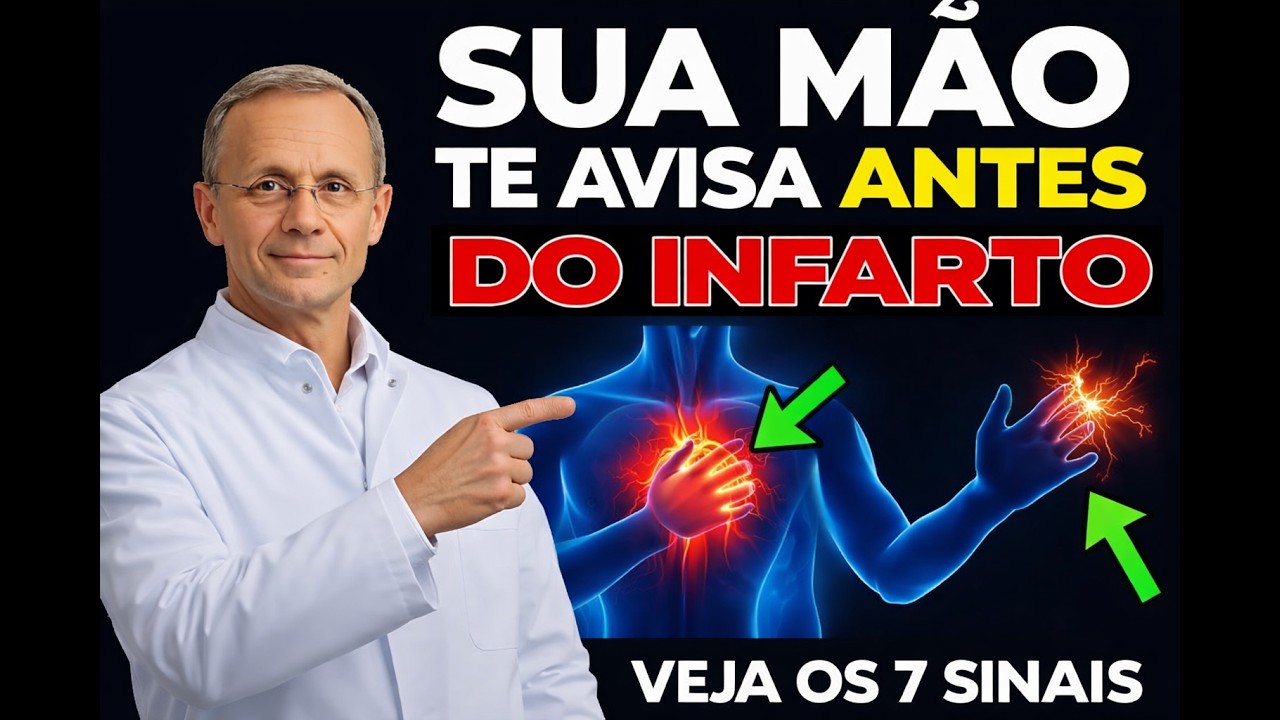Sua mão te avisa 7 dias antes do infarto (VEJA OS SINAIS)