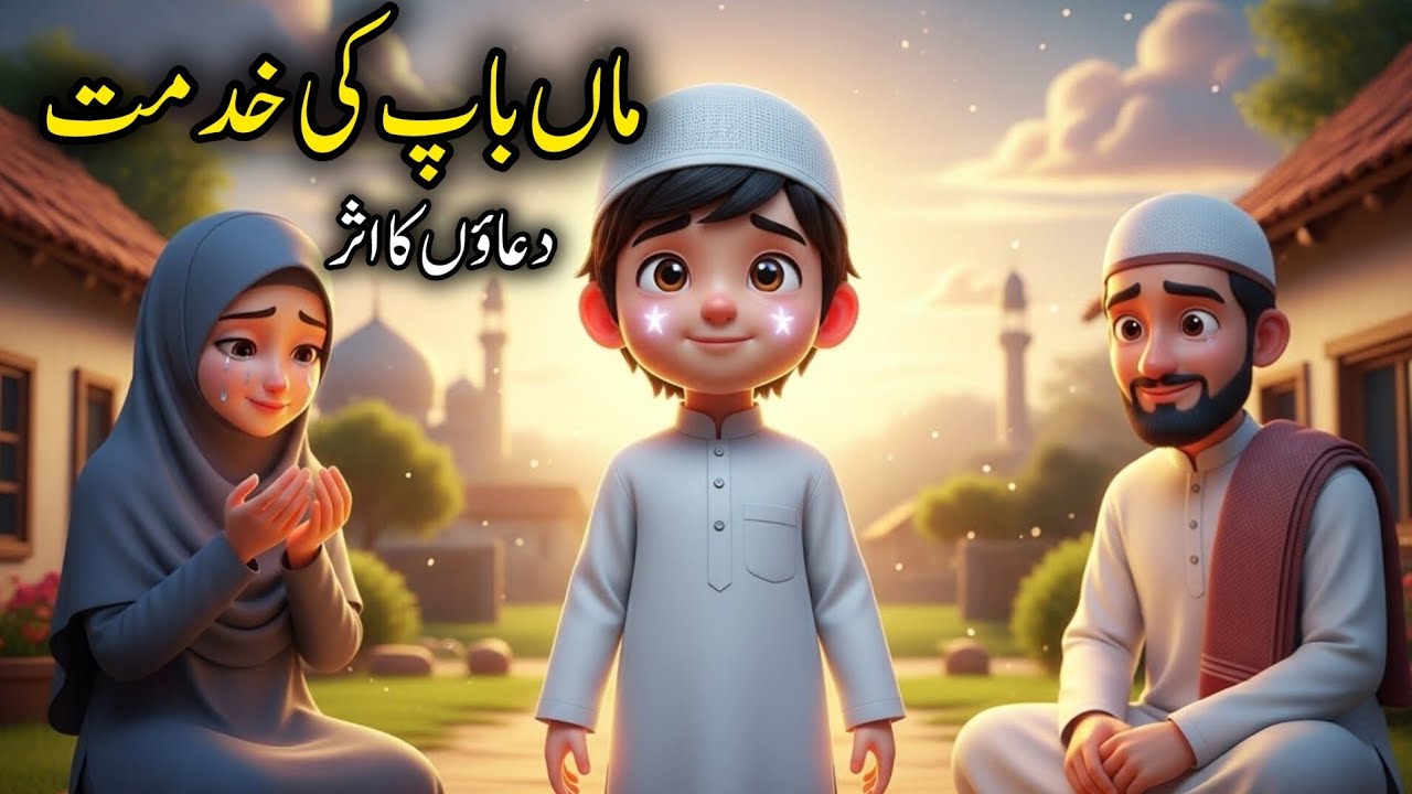 Maa Baap Ki Khidmat | Daniyal Ki Islamic Story For Kids |  Islamic Cartoon Kahani Bachon Ka Noor 