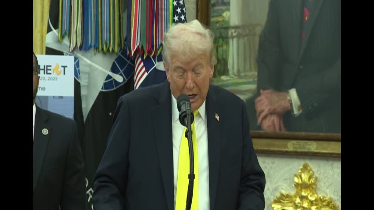 President Trump announces FBI operation SUMMER HEAT - YouTube