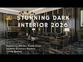 Stunning Dark Interior 2026 | Statement Marble, Black Decor Accents &amp; Luxury Modern Living Spaces