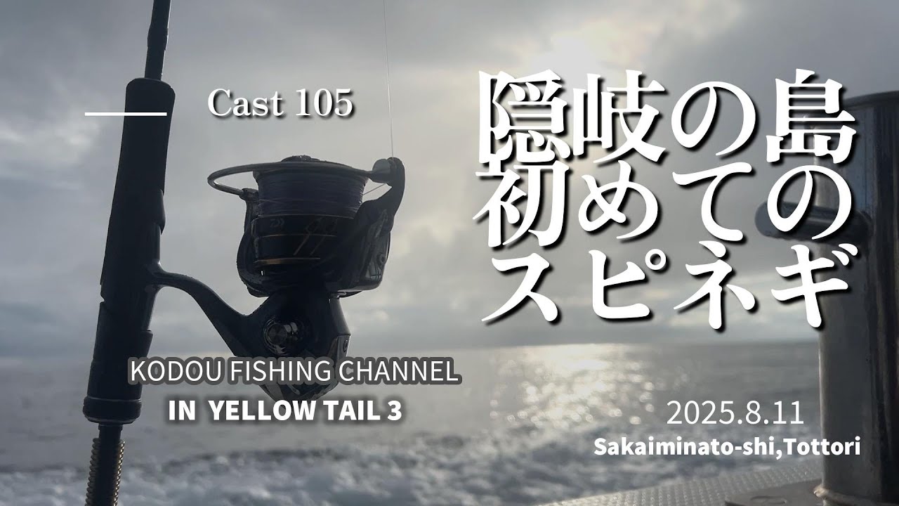 CAST 105  隠岐の島 スロー＆スピネギ  in Yellow Tail 3