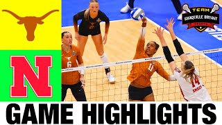 #2 Texas vs #1 Nebraska Highlights | 2023  NCAA Women's Volleyball Championship
