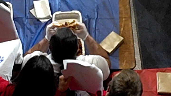 Ben Beavers WINS yet another wing eating contest 0...