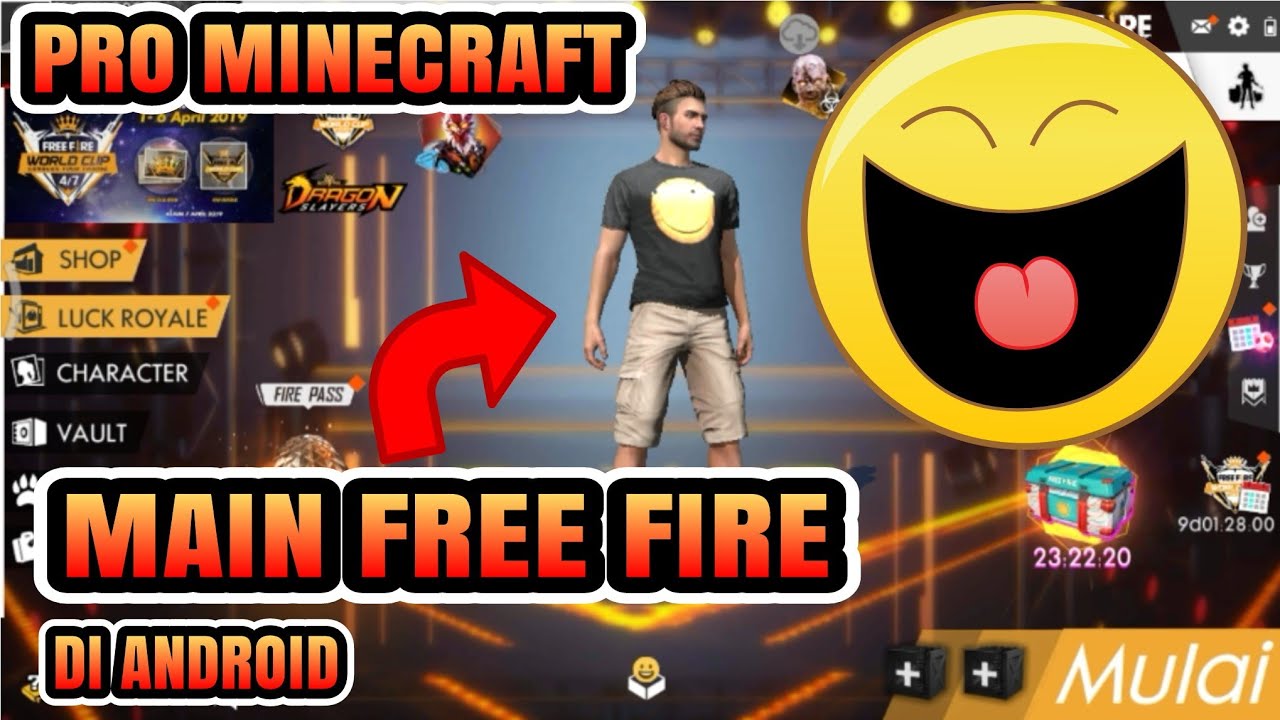 Pro MINECRAFT main FREE FIRE BAGIAN 2 - YouTube