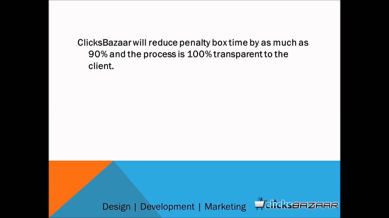 Google penalty recovery