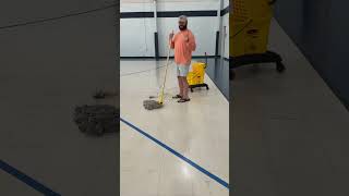 Small Floor Scrubber #professionalcleaners #shorts #cleaning #floorscrubber #floorcleaning #funny