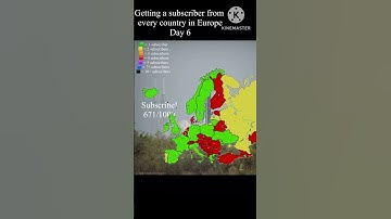Getting a sub from every country in Europe day 6 #mapping #fyp #viralvideo #subscribe #europe