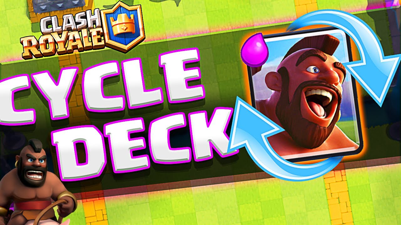 New Clash Royale CHEAP CYCLE DECK! YouTube