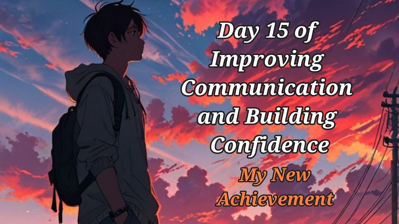 Day 15 of Improving My Communication and Building Confidence 