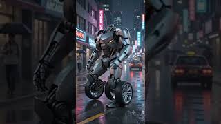 (Tesla Model S + Humanoid Robot 🤖)#Tesla #TeslaModelS #RobotTransformation #FutureTech #AIVisuals