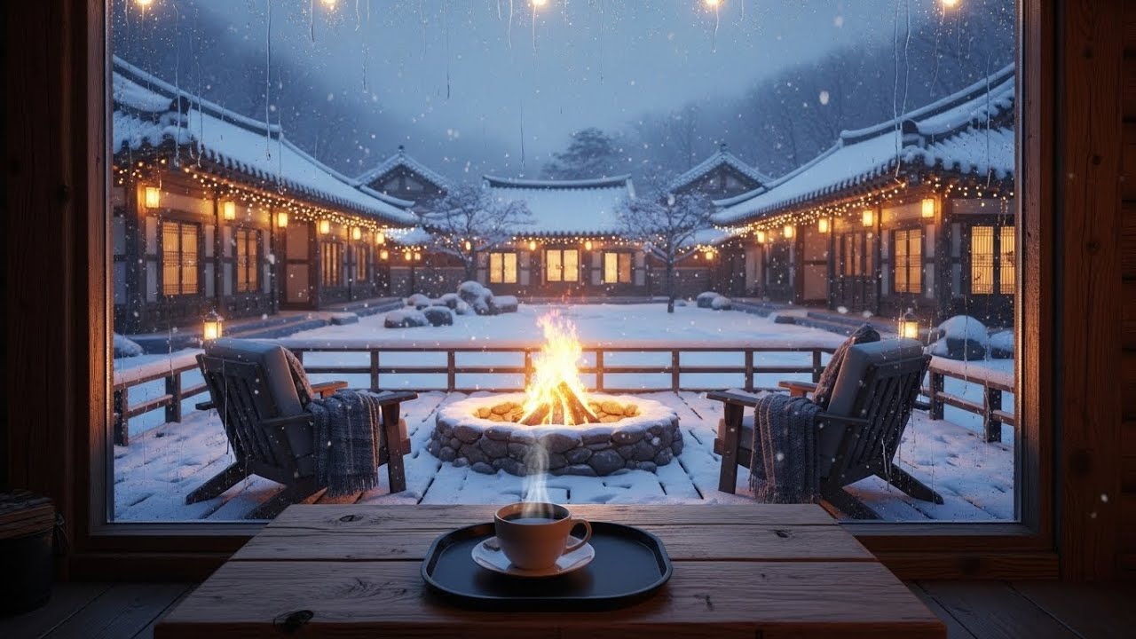 playlist  겨울 창가에서, 빗소리 피아노 재즈 | Rain & Mood