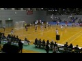 2016年度（第12回）春の全国中学生ハンドボール選手権大会　女子決勝戦（前半）　原川中（大分県）ｖｓ氷見北部中（開催地）
