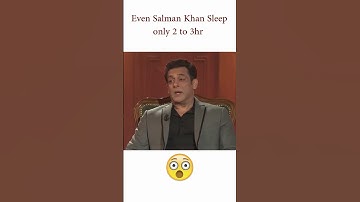 Salman Khan Sleep only 2 to 3hr Daily See hi daily Routine