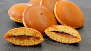 FLUFFY Japanese Dorayaki pancakes! Very simple, quick and tasty recipe