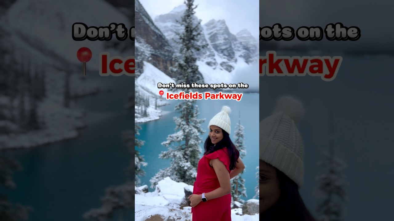 Famous spots on the Icefields parkway | Banff Itinerary | Explore with Reshma