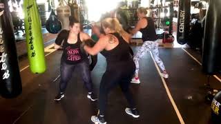 Sweet Science Boxing Mitt Work During The Force Workshop