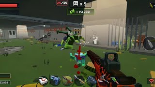 Pixel Combat Zombies Strike - Sewers  17-25 Waves screenshot 2