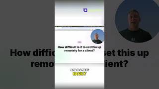 How Easy Is Remote Client Setup? 5-10 Minutes (myCRMSIM Q&A) #shorts