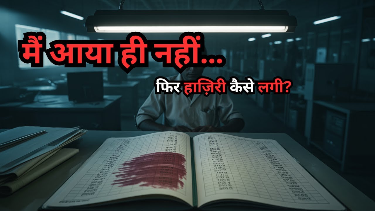 Hindi Office Horror Story | जिस दिन दफ़्तर में मेरी हाज़िरी लगी...