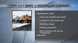 MnDOT's 'Name a Snowplow' contest returns for a fourth year