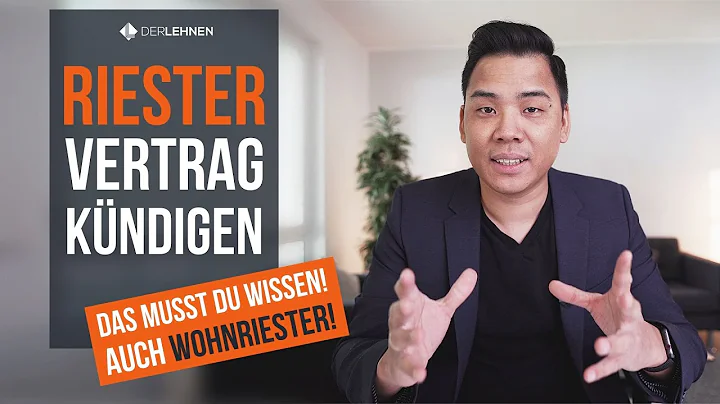 (Wohn-) Riester-Vertrag kndigen | WAS DU BEACHTEN ...